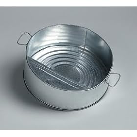 Plews 75-750 6 Gallon Galvanized Steel Radiator Drain Pan
