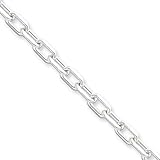 IMAGE OF 4.3mm, Sterling Silver, Diamond-Cut Cable Chain, 7 inch