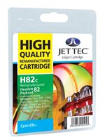 JET TEC wiederbefüllte hp-Tintenpatrone C4911A, cyan VE=1