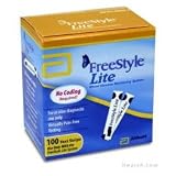 FreeStyle Lite 100 Diabetic Test Strips (Retail)
