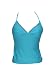 All Products : Esprit Aqua Halter Tankini Swimsuit Top w/ Silver Beading (Medium)
