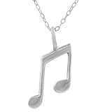 Sterling Silver Music Note Necklace 31jSkaiTYIL. SL160 Sterling Silver Jewelry: Sterling Silver Music Note Necklace