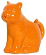 Stoneware Pottery Melon Cat Creamer 5" x 3.5", 8oz Set of 2