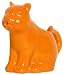Stoneware Pottery Melon Cat Creamer 5" x 3.5", 8oz Set of 2