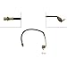Dorman H36841 Front Driver Side Brake Hydraulic Hose Compatible with Select Ford Models