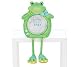Baby : Frog Picture Frame Baby Boy Shower Holds 2.5" X 2.5" Nursery Decor