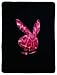 Playboy Decke, Fleecedecke leopard (pink)