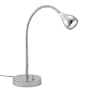 Adesso 3620-22 Iris Gooseneck Desk Lamp, Steel/Chrome