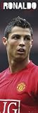 Manchester United (Cristiano Ronaldo, Door) Sports Poster Print - 21