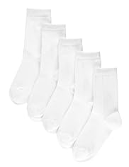 5 Pairs of Freshfeet™ Cotton Rich School Socks