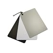Opteka Premium Reference Color & White Balance Grey Card Set With Quick-Release Neck Strap for Digital Photography
