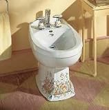 Kohler English Trellis Design on White Background Portrait Bidet - K-14245-FL/K-14245-FL