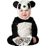 Lil Characters Unisex-baby Infant Panda Costume, Black/White, Large
