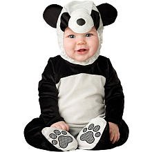 Lil Characters Unisex-baby Infant Panda Costume, Black/White, Large/18-24 months