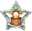 Folienballon Happy Birthday ca. 45 cm