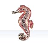 Jewelry Trinket Box with Crystal-Sea Horse