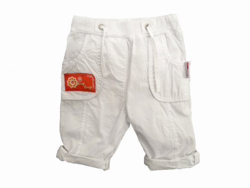 Ding Dong Baby - M&auml;dchen Hose 23161011, Gr. 80, Wei&szlig; (1000 weiss/white) Preisvergleich