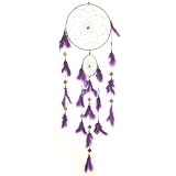 Outdoor Living : Metallic Dream Catcher 2 Rings Large Purple