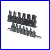 Tool Sets: 15 Pc. 1/4" & 3/8" Tamper Impact Star Torx Bits Tool Set