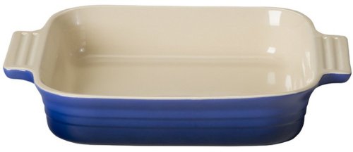 Le Creuset Stoneware Square Dish, Graded Blue, 23 cm