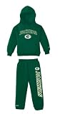 Reebok Green Bay Packers Youth Green Primary Logo Hoody Sweatshirt