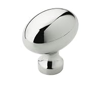 Amerock Allison BP53014-26 Metal Finishes Knob, Oval, Polished Chrome