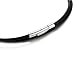 ORAZIO 3MM Leather Necklace for Men Women Rope Cord Chain Stainless Steel Clasp, 20 inches