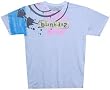 BLINK 182 - Splatter - White / Light Blue 30S Singles Cotton Shirt
