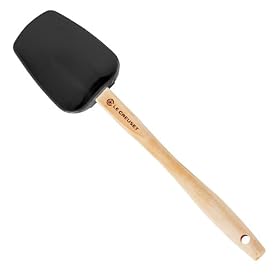 Le Creuset Silicone Large Spatula Spoon, Black Onyx: Kitchen &amp; Dining