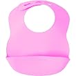 Kiddopotamus Bibbity Rinse & Roll Bib in  Pink
