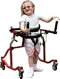 Luminator Gait Trainer with Posterior or Anterior Option, Black, Posterior, Adult, 1/cs