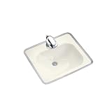 Buy Kohler K-2890-4-96 Tahoe Metal Frame Lavatory with 4 Centers, Biscuit by Kohler