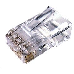 Cables Unlimited UTP-2000-99 RJ45 Stranded Connector 100 Pack (Gray)