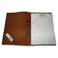 S.P.P. Schreibmappe,Konferenzmappe,ECHT LEDER,stone braun