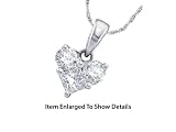 Stunning 1/2 Ct. Heart Shapped Diamond Pendant