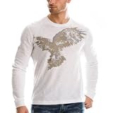 Armani Exchange - Armani Exchange Broken Eagle Print Thermal