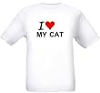 I LOVE MY CAT - Animal-series - White T-shirt