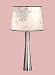 Nicola Table Lamp with Isodore Shade in Brushed Nickel
