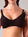 A Pea in the Pod Collection: amoralia praline magnetic clip medium support soft cup no wire nursing bra