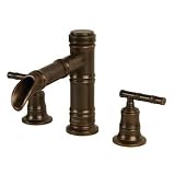 Pegasus 848-0396 Bamboo 8 Inch 2-Handle Widespread Faucet in Heritage Bronze