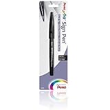 Pentel Sign Pen with Brush Tip (SES15-NA)