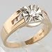 31jUImTFBqL. SL75  10K Yellow White Gold Mens Diamond Ring C1950