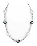 10-11mm South Sea Multicolor Pearl Tincup Necklace