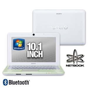 Sony VAIO VPC-W212AX/WI 10-Inch White Netbook - Up to 8 Hours of Battery Life
