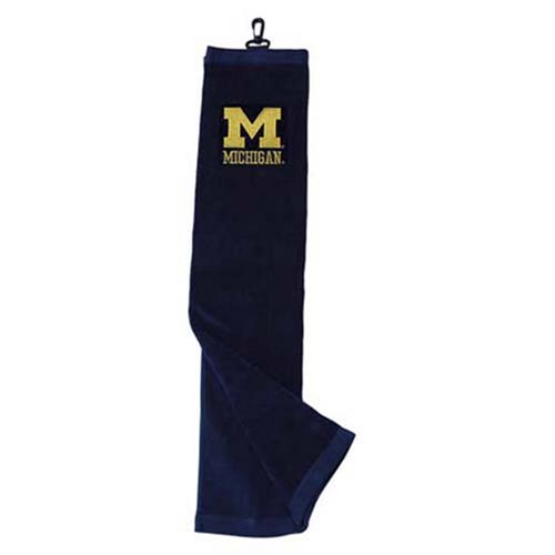 Michigan Embroidered Tri-Fold Golf Towel
