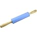 Rolling Pin, YYP Non-Stick Silicone Surface Rolling Pin, Wooden Rolling Pin Handle for Rolling Dough, Baking, Large Size