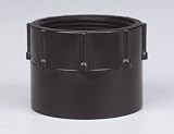 Charlotte Pipe & Foundry Abs001010600ha Abs/dwv Adapter 1-1/2 - Black