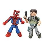 Marvel Vs Capcom 3 Minimates Series 2 Mini Figure 2Pack SpiderMan Vs. Chris RedfieldIMAGE