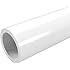 FORMUFIT P001FGP-WH-5 Schedule 40 PVC Pipe, Furniture Grade, 5', 1" Size, White