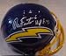 Dan Fouts Autographed/Hand Signed San Diego Chargers Replica Mini Helmet with HOF 93 Inscription